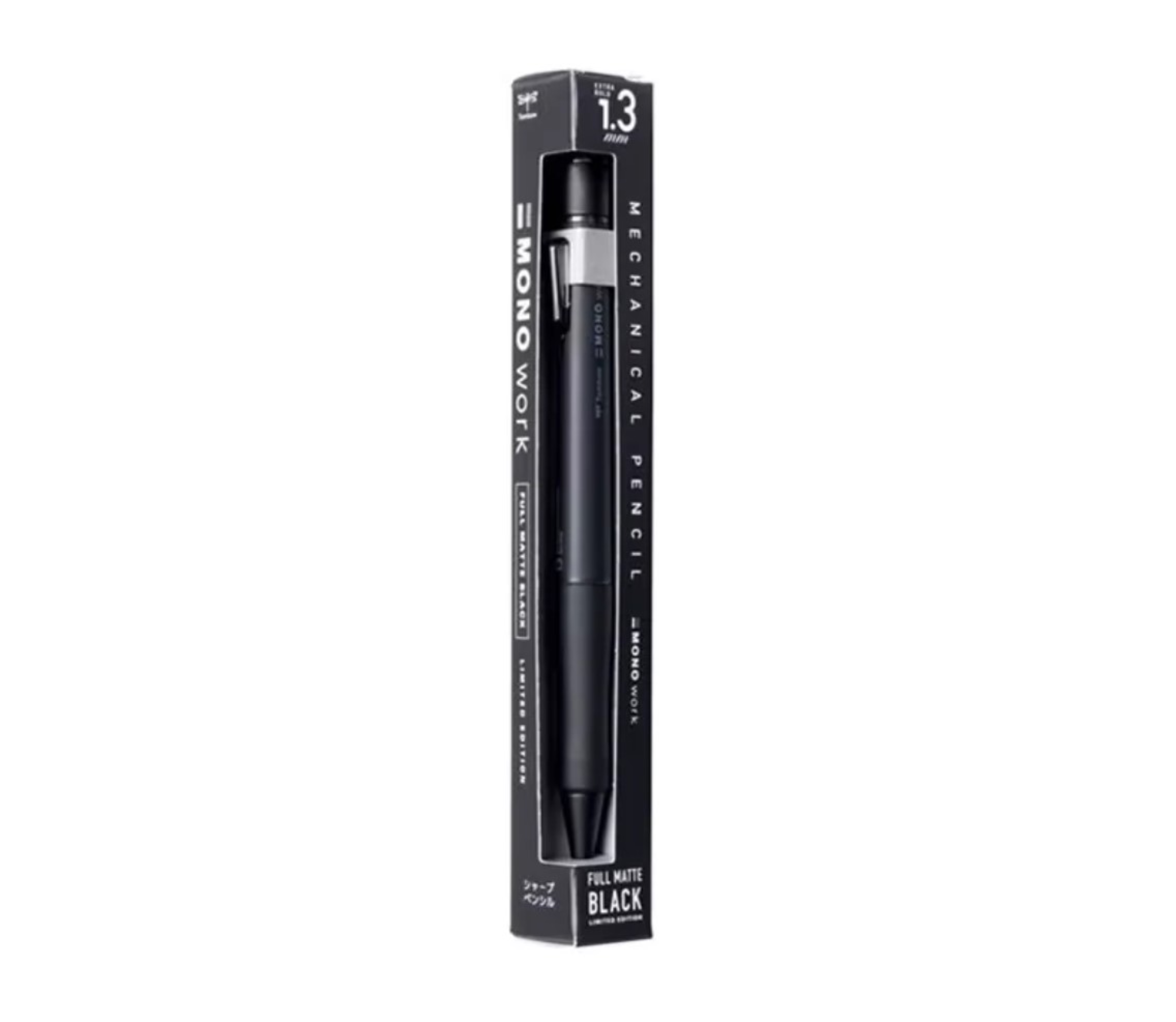 TOMBOW MONO WORK MECHANICAL PENCIL, 1.3mm-Matte Black