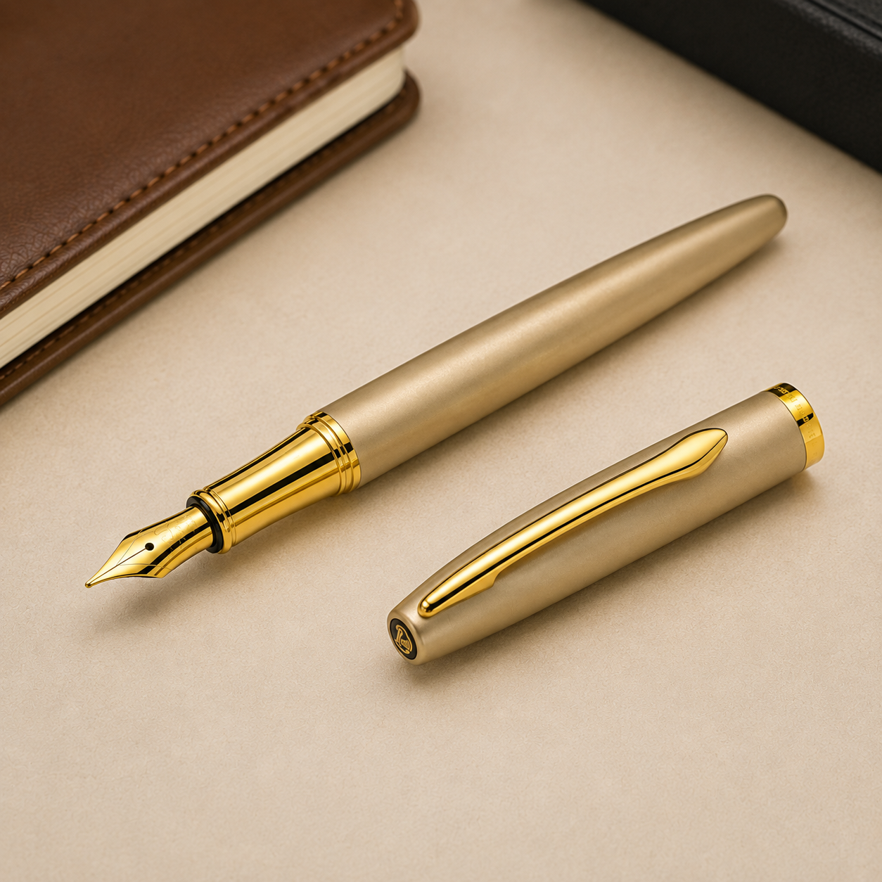 Pelikan Fountain pen Jazz Noble Elegance in Printed Cardboard Box-Gold