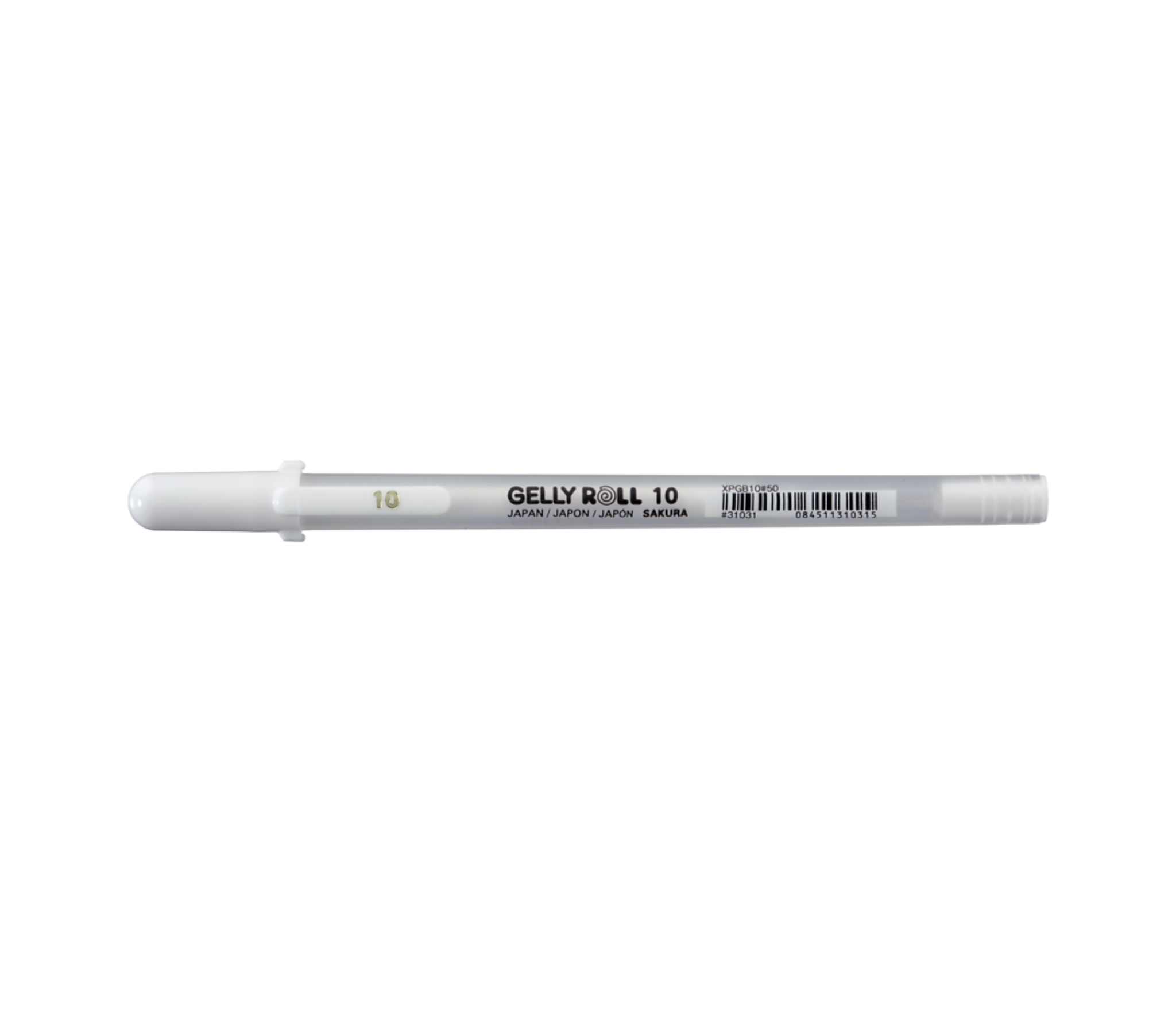 SAKURA GELLYROLL GEL INK ROLLERBALL PEN, 10, WHITE