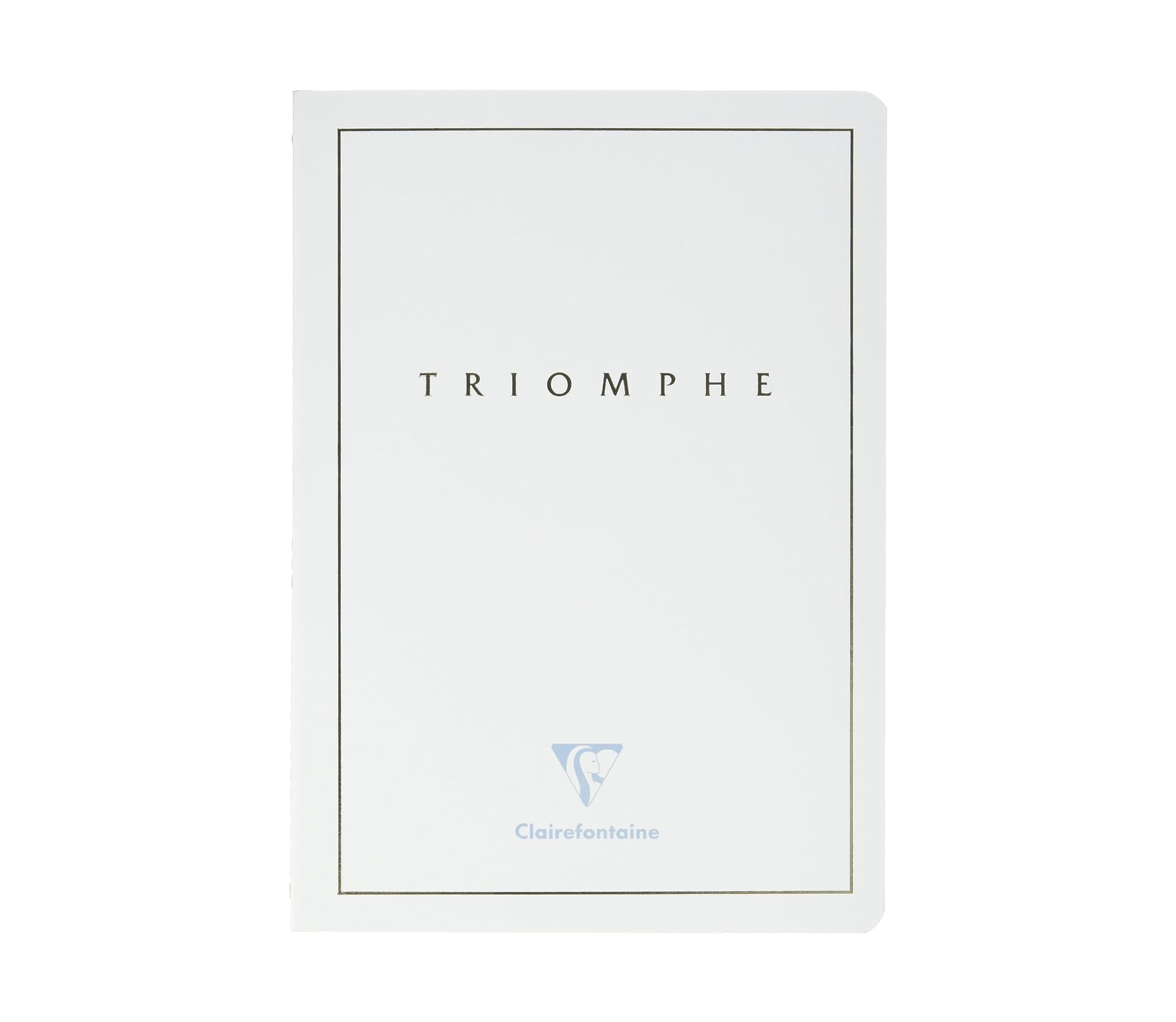 Clairefontaine Triomphe Gold Edition Notebooks, 90gsm pure white brushed vellum paper-A5-Lined