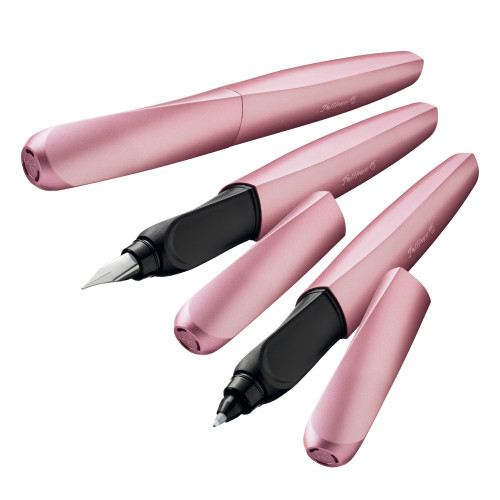Pelikan TWIST Classy Neutrals Roller ball pen on blister card-Girly Rose - Image 3