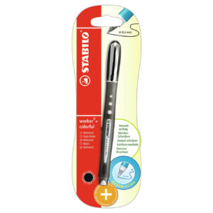 STABILO Worker+ Colorful Rollerball Pen â€“ Black